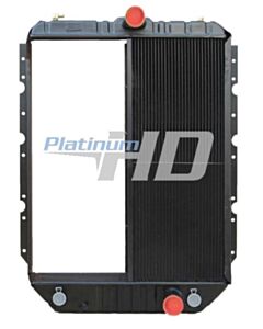 International Copper / Brass Radiator (4 Row) - Oil Cooler (Engine Side) (With Dimpled Tubes)