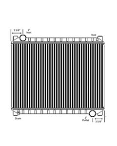 Ford Copper / Brass Radiator