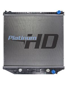Freightliner Plastic / Aluminum Radiator (With Oil Cooler) (1 9/16 Thick Core)
