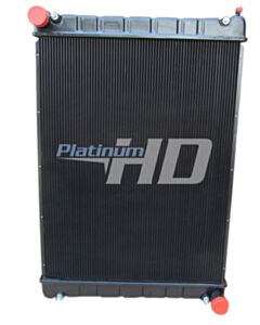 Freightliner Copper / Brass Radiator (With High Efficiency Core) ( Dimpled Tubes)