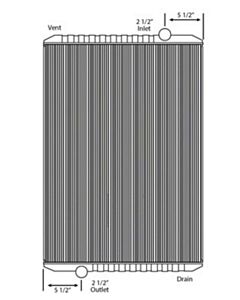 Freightliner Copper / Brass Radiator