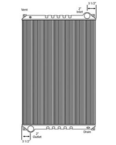Freightliner Copper / Brass Radiator