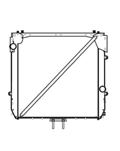 Freightliner / Sterling Copper / Brass Radiator (With Framework)