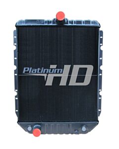 International Copper / Brass Radiator (4 Row Standard Core) (With Oil Cooler) (With Dimpled Tubes)