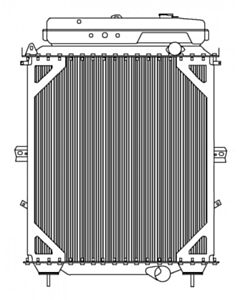 Kenworth Copper / Brass Radiator (High Efficiency Core)