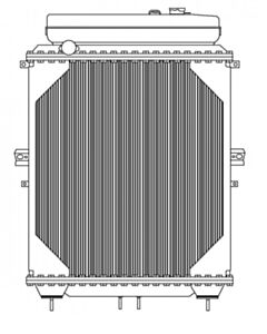 Kenworth Copper / Brass Radiator (High Efficiency Core)