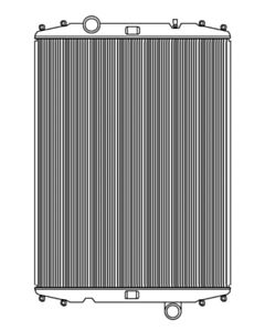 Kenworth Copper / Brass Radiator