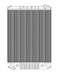 Freightliner-Sterling Copper / Brass Radiator (With Oil Cooler)