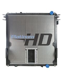 Freightliner-Sterling Plastic / Aluminum Radiator (With Framework) (With PTO)