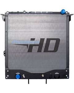 Freightliner Plastic / Aluminum Radiator (With Oil Cooler) (With Framework)
