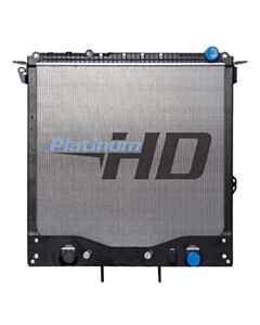 Freightliner Plastic / Aluminum Radiator (With Oil Cooler) (With Framework)