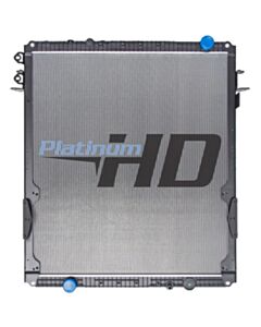 Freightliner Plastic / Aluminum Radiator (Without Oil Cooler) (With Framework)