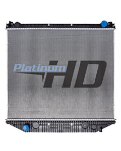 Freightliner Plastic / Aluminum Radiator (Without Oil Cooler) (1 9/16 Thick Core)