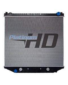 Freightliner Plastic / Aluminum Radiator (With Oil Cooler) (2 1/16 Thick Core)