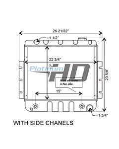 Hyster Forklift Copper / Brass Radiator