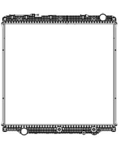 Freightliner Plastic / Aluminum Radiator (With Oil Cooler) (Premium)
