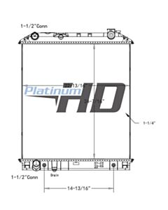Isuzu / GMC Plastic / Aluminum Radiator