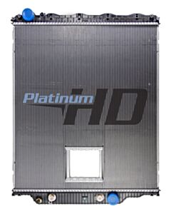 Mack-Volvo Plastic / Aluminum Radiator (With Horizontal Bottom Mounts)