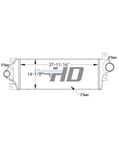 International Tube and Fin Charge Air Cooler