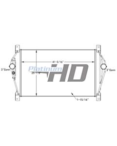 Freightliner Tube and Fin Charge Air Cooler