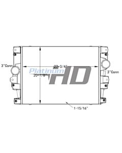 International / GMC Tube and Fin Charge Air Cooler
