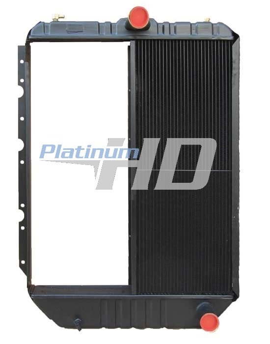 International Copper / Brass Radiator (4 Row Core) (With Dimpled Tubes) (With Oil Cooler on Grill Side)