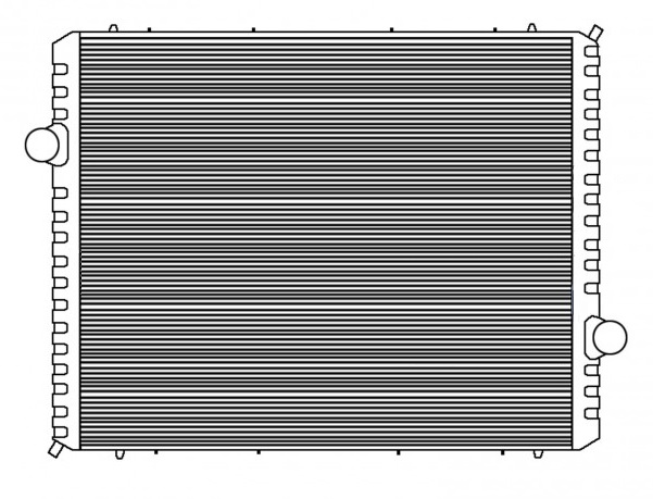 Kenworth Copper / Brass Radiator (High Efficiency Core)