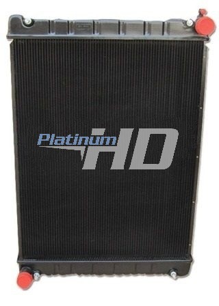Freightliner Copper / Brass Radiator (With High Efficiency Core) ( Dimpled Tubes)