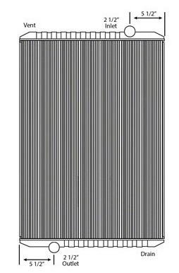 Freightliner Copper / Brass Radiator