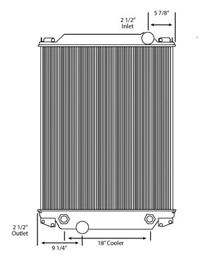 Ford-Sterling-Freightliner  Copper / Brass Radiator