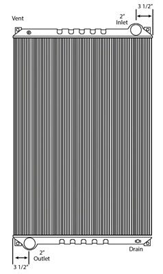 Freightliner Copper / Brass Radiator