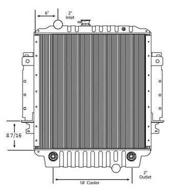 Freightliner Copper / Brass Radiator