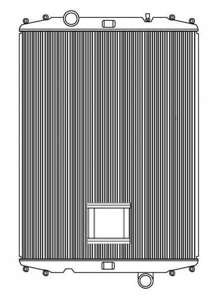 Kenworth-Peterbilt All Aluminum Radiator