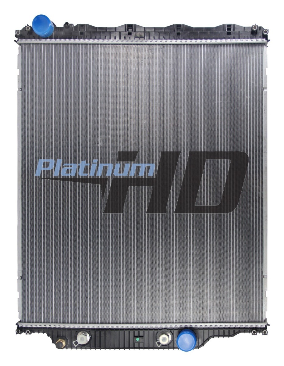 Mack-Volvo Plastic / Aluminum Radiator (With Horizontal Bottom Mounts)