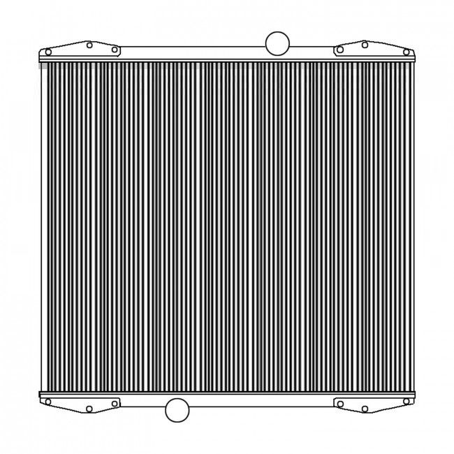 Kenworth Copper / Brass Radiator