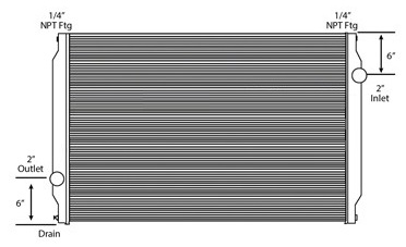 Freightliner Copper / Brass Radiator