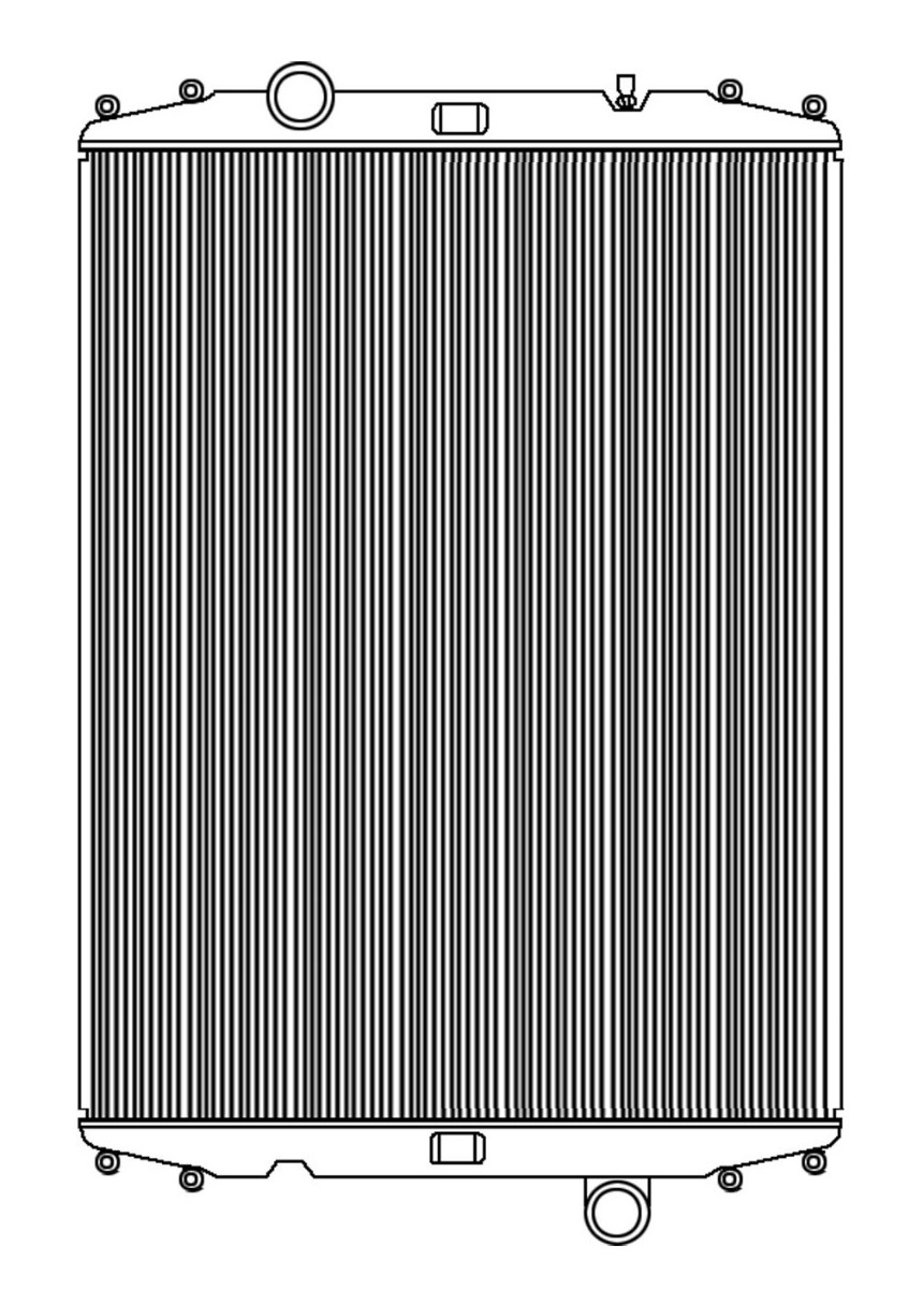 Kenworth Copper / Brass Radiator
