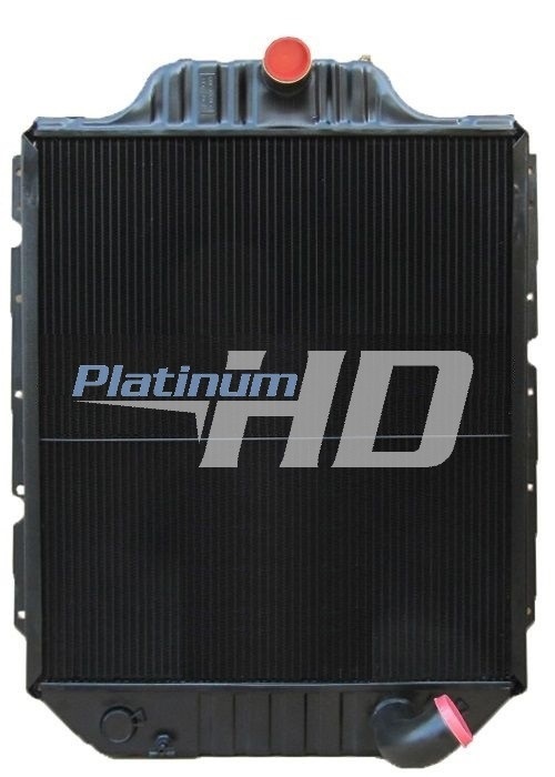 International Copper / Brass Radiator (3 Row High Efficiency Core With Dimpled Tubes) (Oil Cooler On Engine Side)
