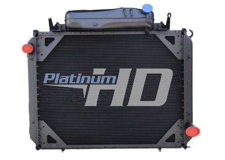 Freightliner Copper / Brass Radiator (With Surge Tank) (4 Row Standard Core)
