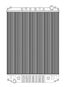 Freightliner-Sterling Copper / Brass Radiator (With Oil Cooler)