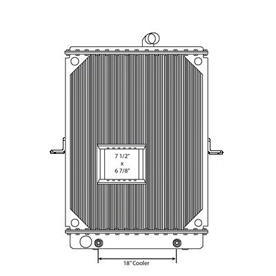 Mack Copper / Brass Radiator (Standard Core)