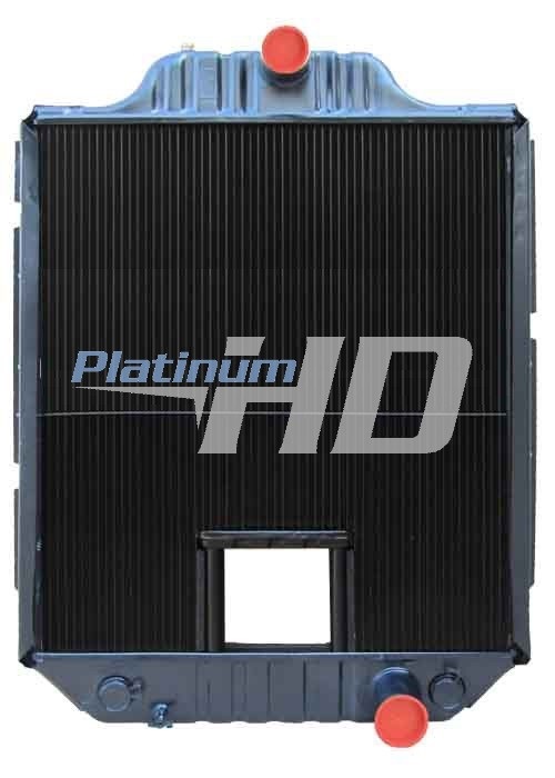 International Copper / Brass Radiator (4 Row Standard Core) (With Oil Cooler on Engine Side) (with PTO)
