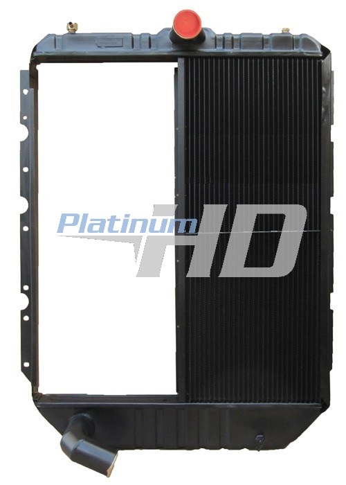 International Copper / Brass Radiator (3 Row High Efficiency Core With Dimpled Tubes) (Oil Cooler on Grill Side)