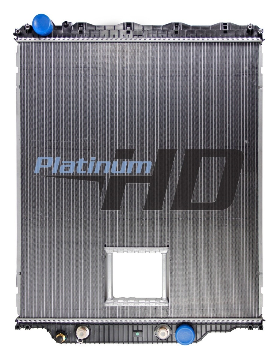 Mack-Volvo Plastic / Aluminum Radiator (With Horizontal Bottom Mounts)