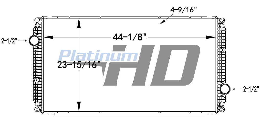 New Flyer Plastic / Aluminum Radiator