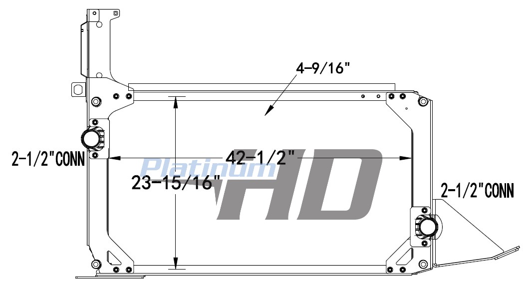 New Flyer Plastic / Aluminum Radiator