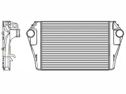 Volvo Tube and Fin Charge Air Cooler